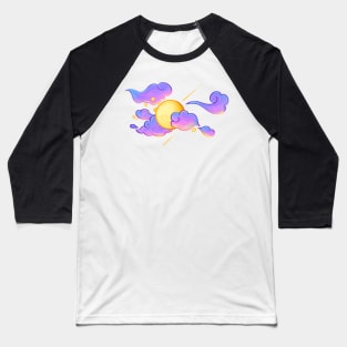 Full Moonset Baseball T-Shirt